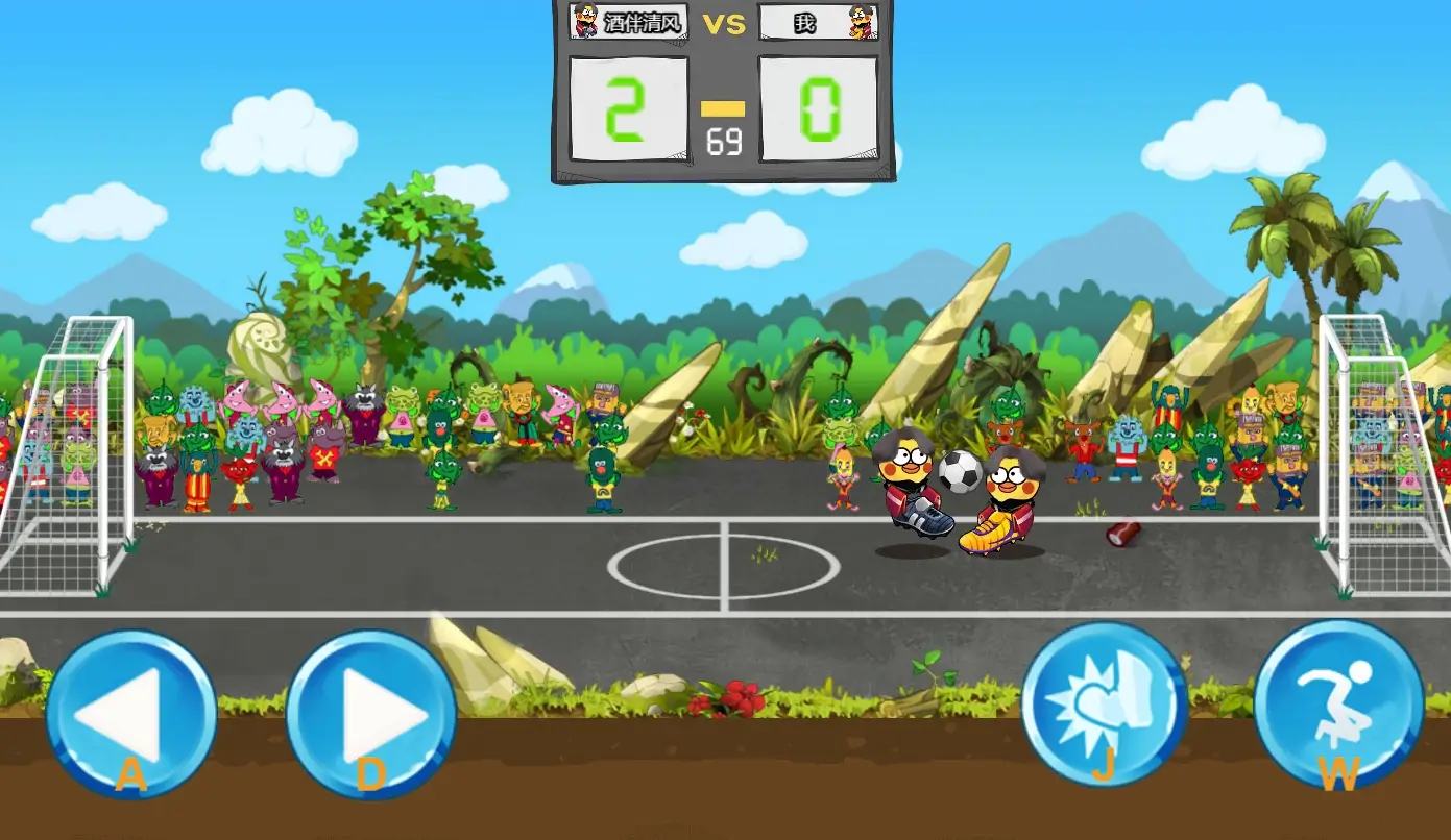 《黑子的头球》游戏截图1 《黑子的头球》游戏截图1