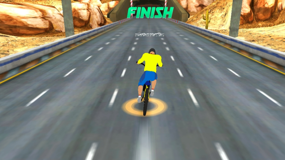 《自行车竞赛》游戏截图1