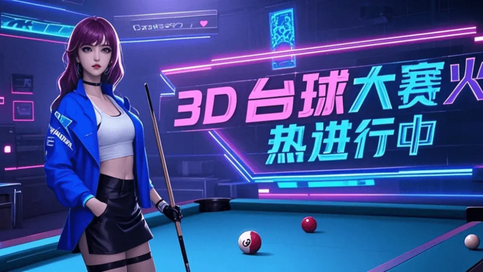 《王者3D台球》游戏截图1