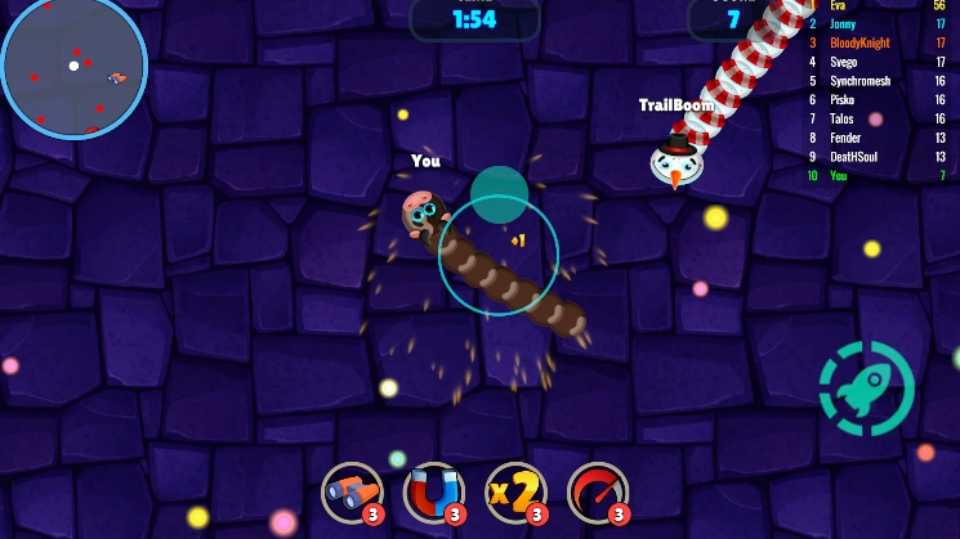 《贪吃蛇大作战》游戏截图1