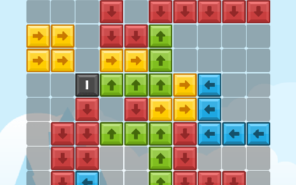 箭头方块小游戏