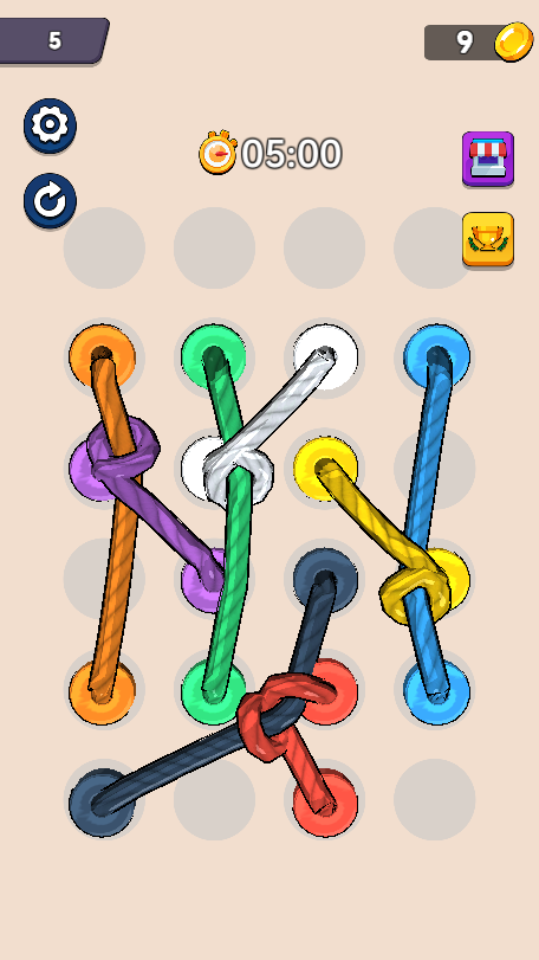 《把绳子解开》游戏截图4