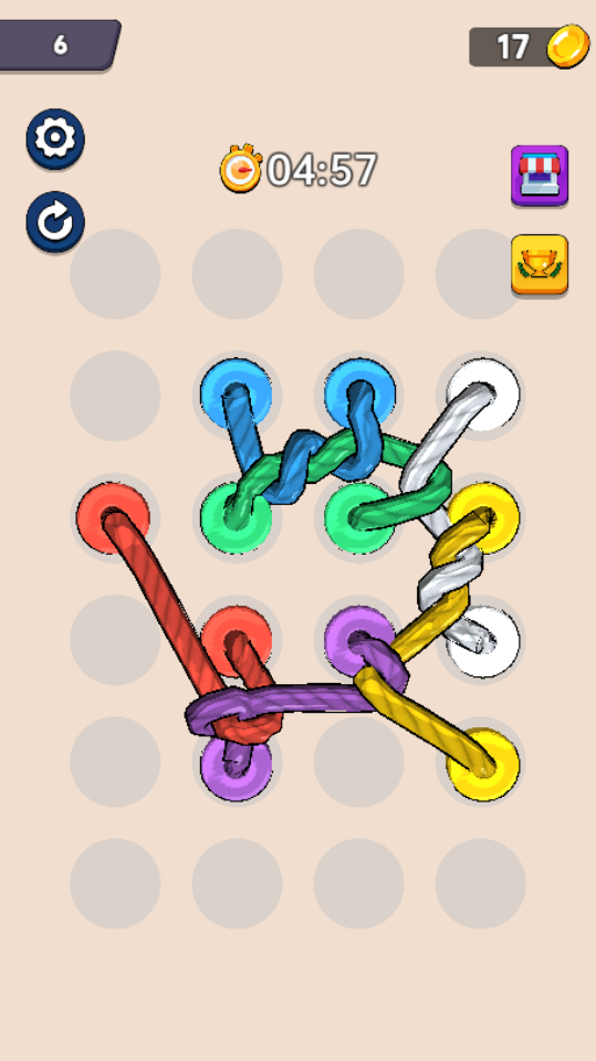 《把绳子解开》游戏截图5