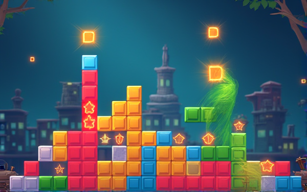 方块消消消乐小游戏