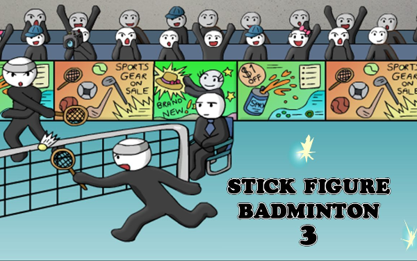 火柴人打羽毛球3