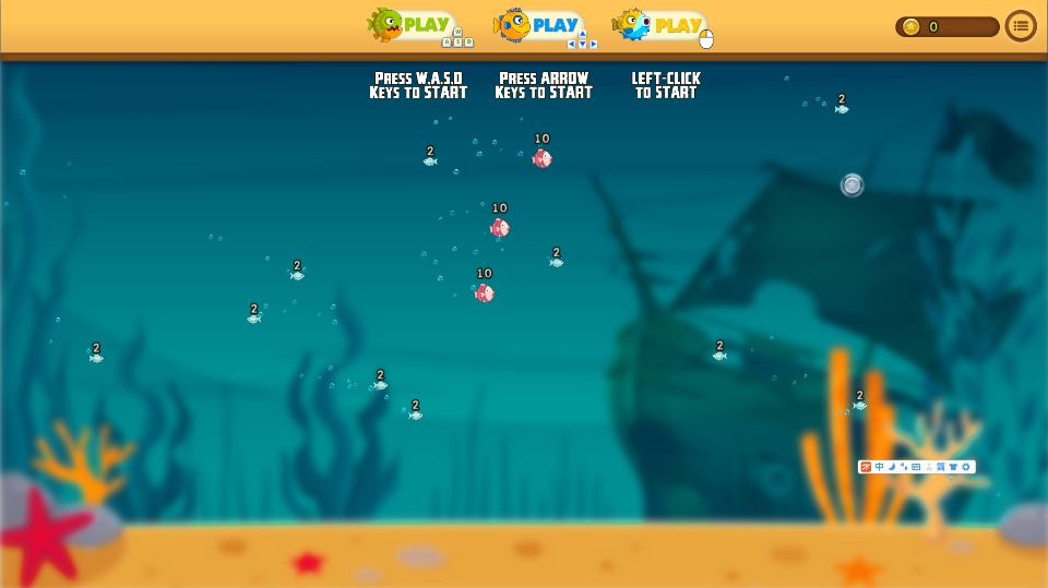 《大鱼吃小鱼 三人版》游戏截图1