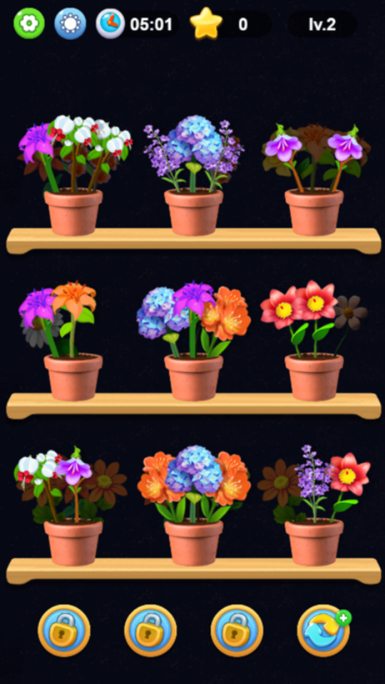 《花朵消消看》游戏截图2