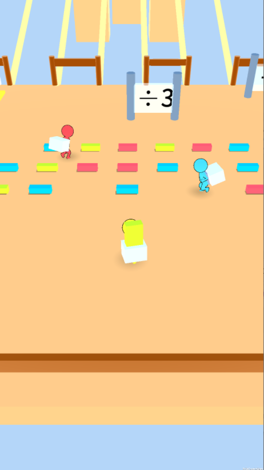 搭了个桥跑酷游戏