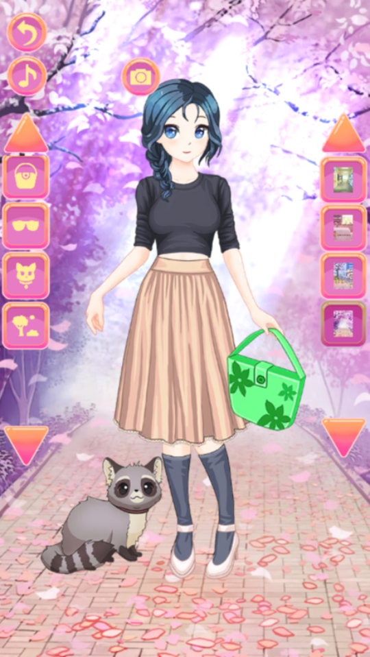 养女儿换装小游戏