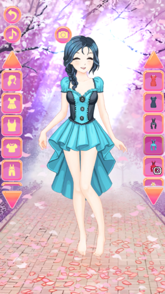 双人公主换装化妆