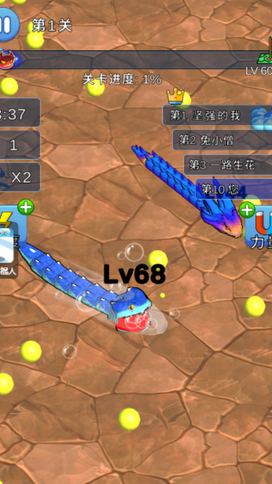 《贪吃蛇作战进化小游戏》游戏截图2