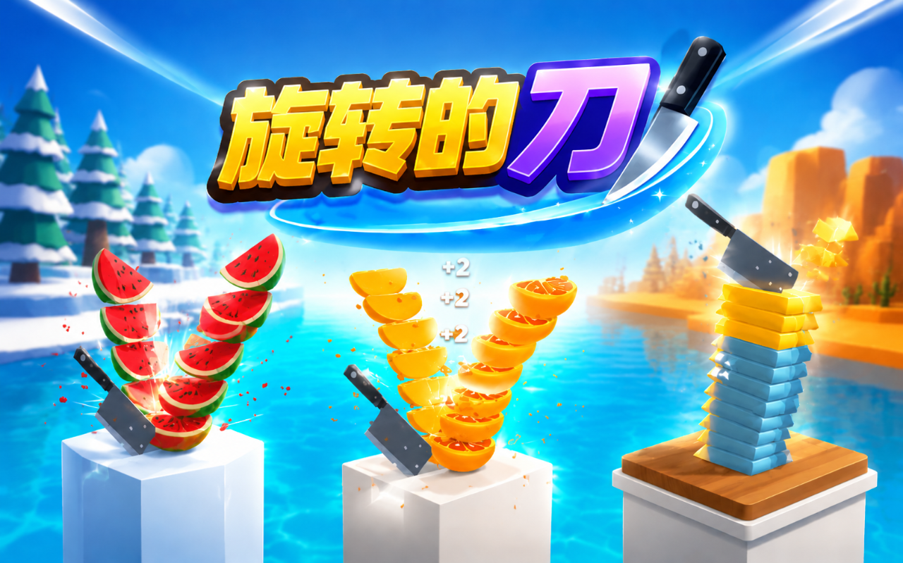 旋转的刀