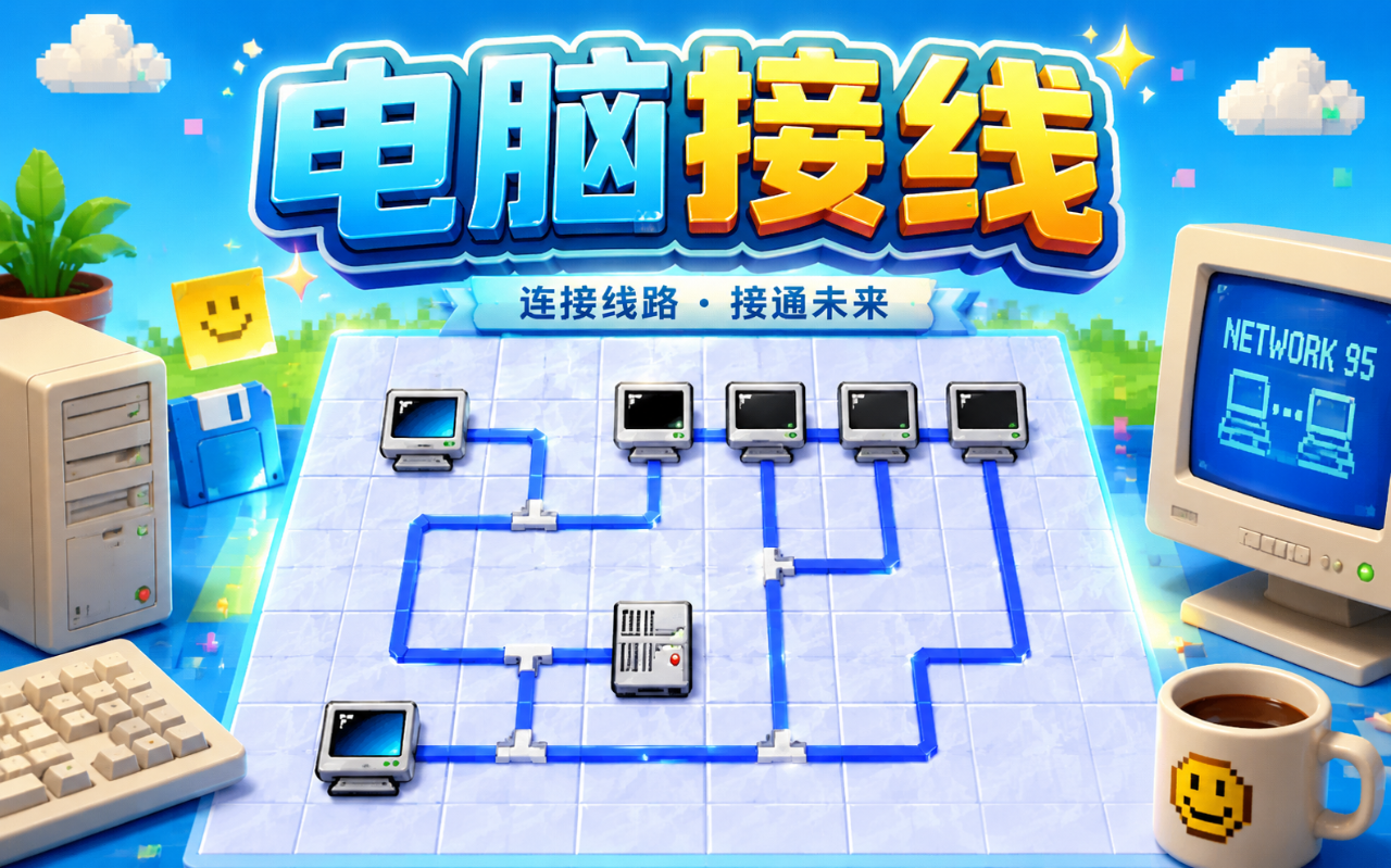 电脑接线