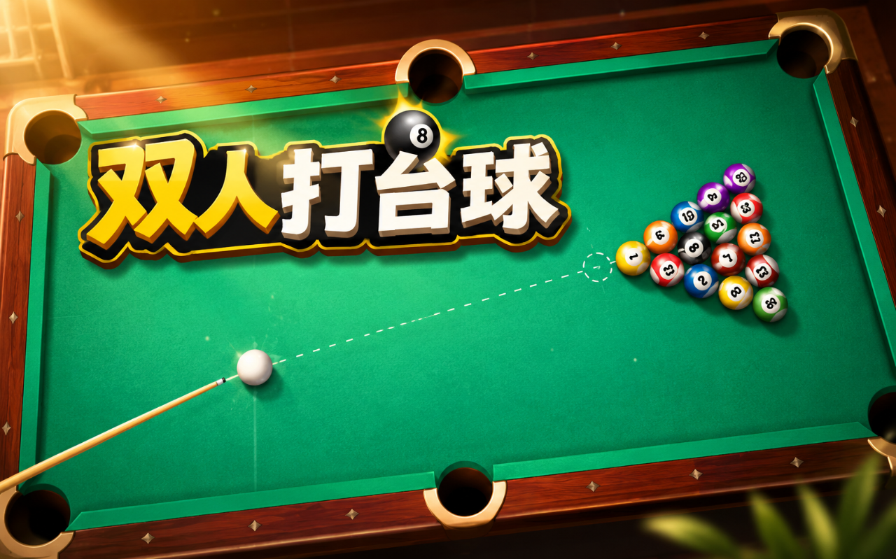 双人打台球