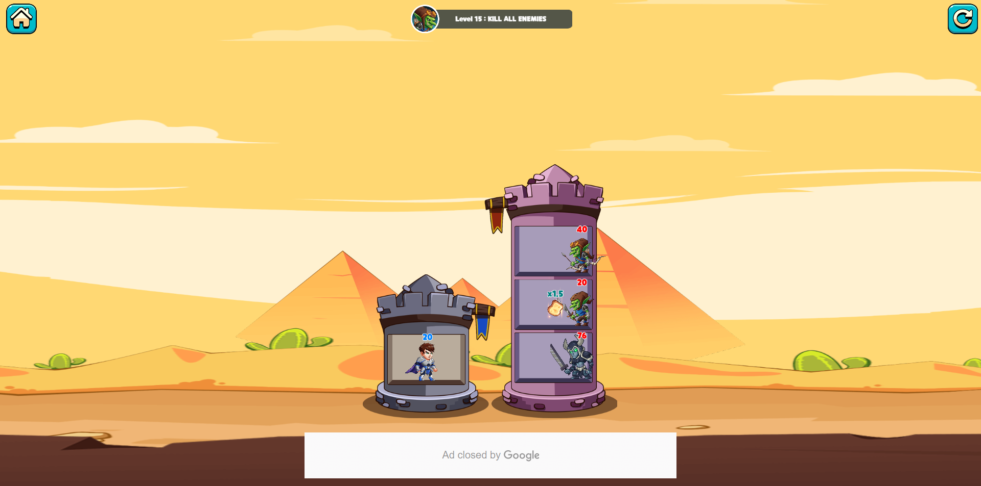 《英雄塔防战争(Hero Tower War)》游戏截图1