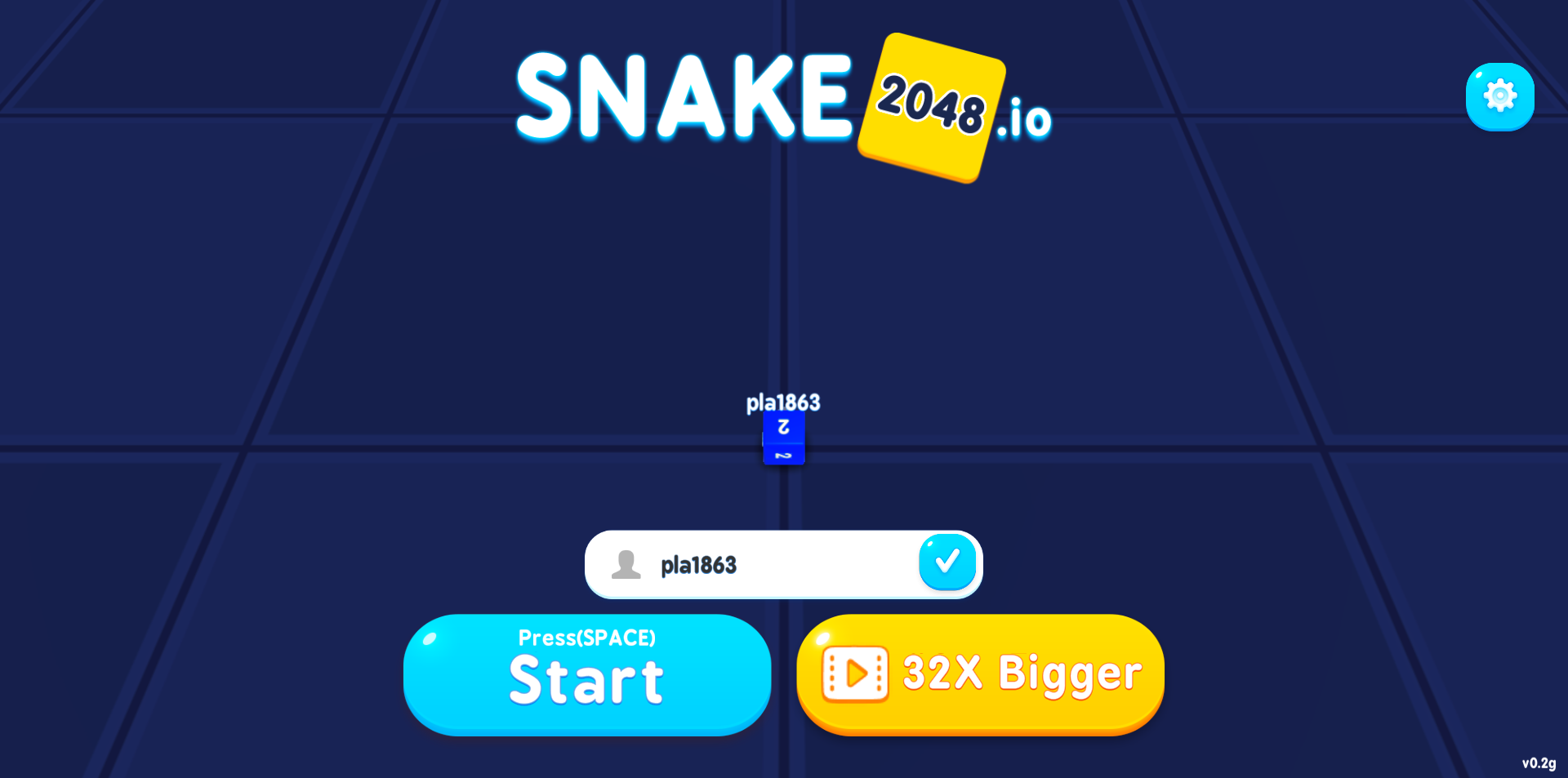 《贪吃蛇2048(Snake 2048.io)》游戏截图2