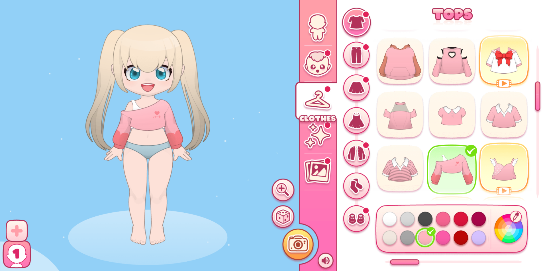 《时尚快搭(SnapStyle Dress Up)》游戏截图2