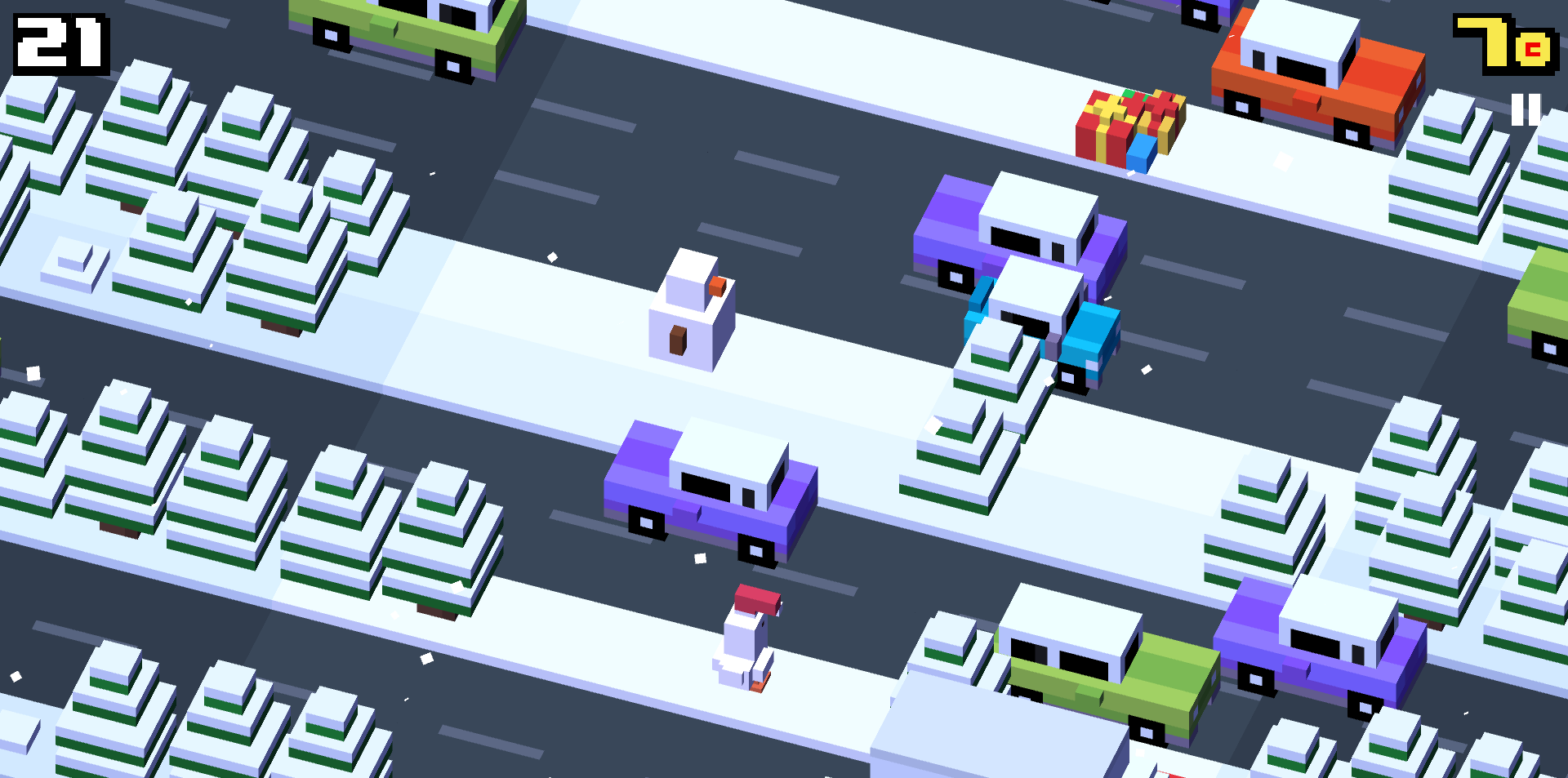 《天天过马路(Crossy Road)》游戏截图3