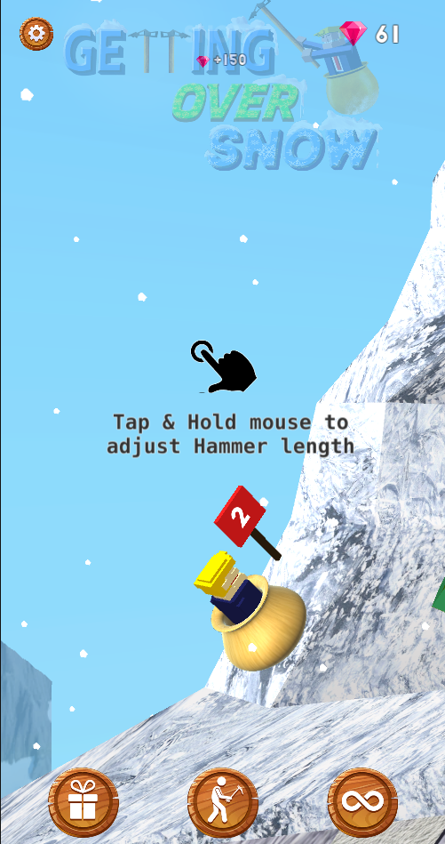 《雪地攀登(Getting Over Snow)》游戏截图1