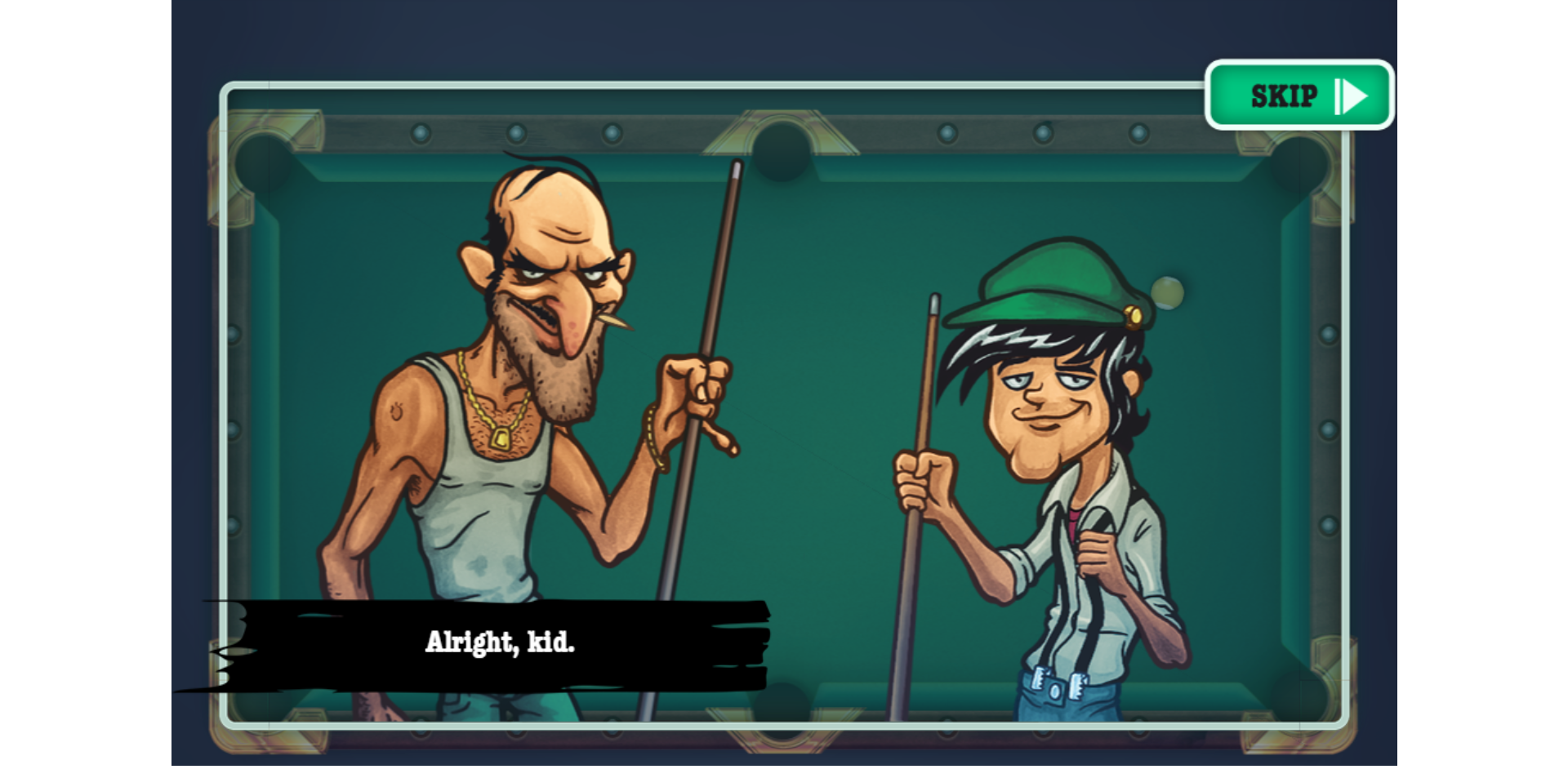 《黑手党台球(Mafia Billiard Tricks)》游戏截图1