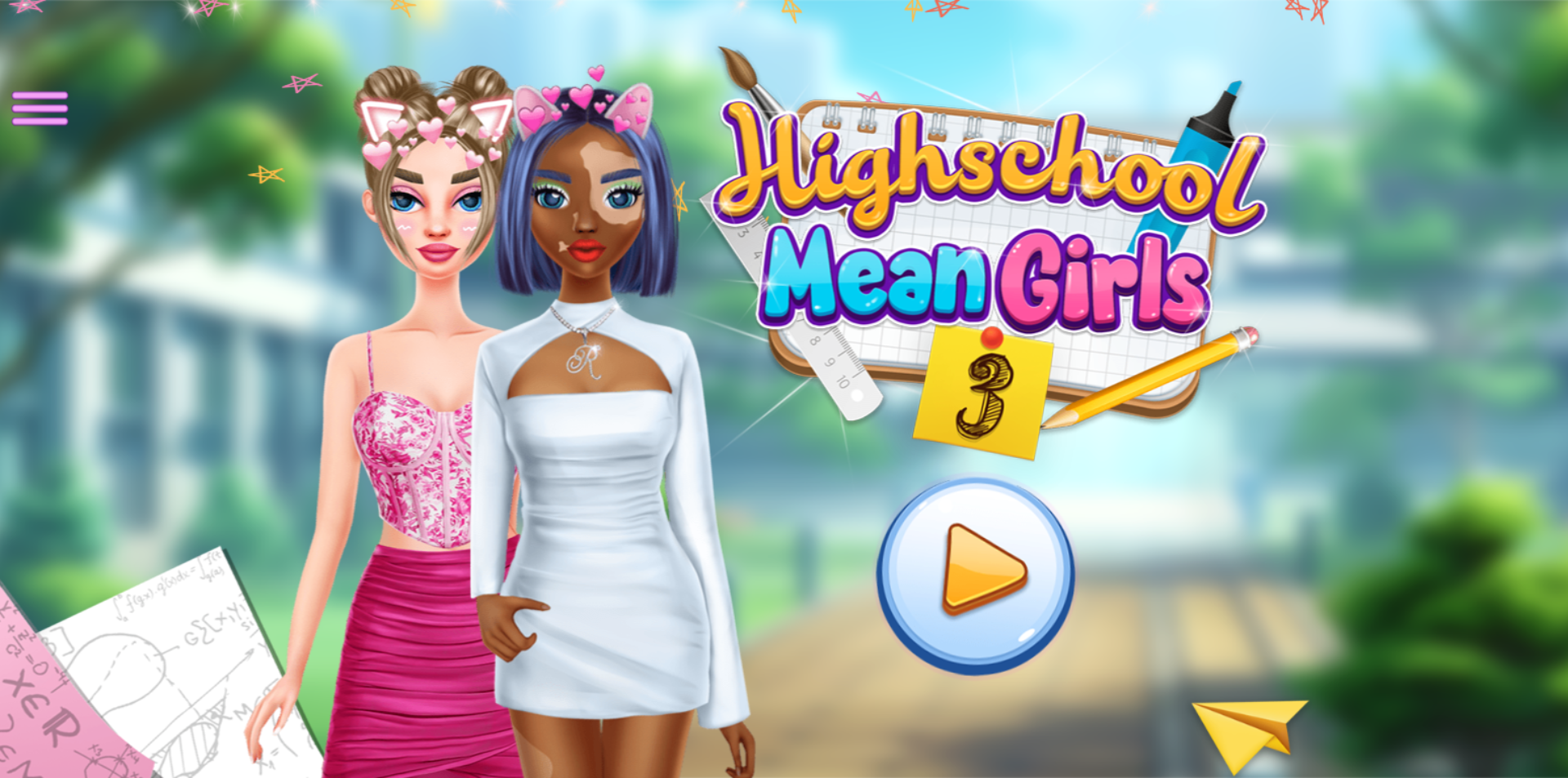 《校园恶女3(Highschool Mean Girls 3)》游戏截图1