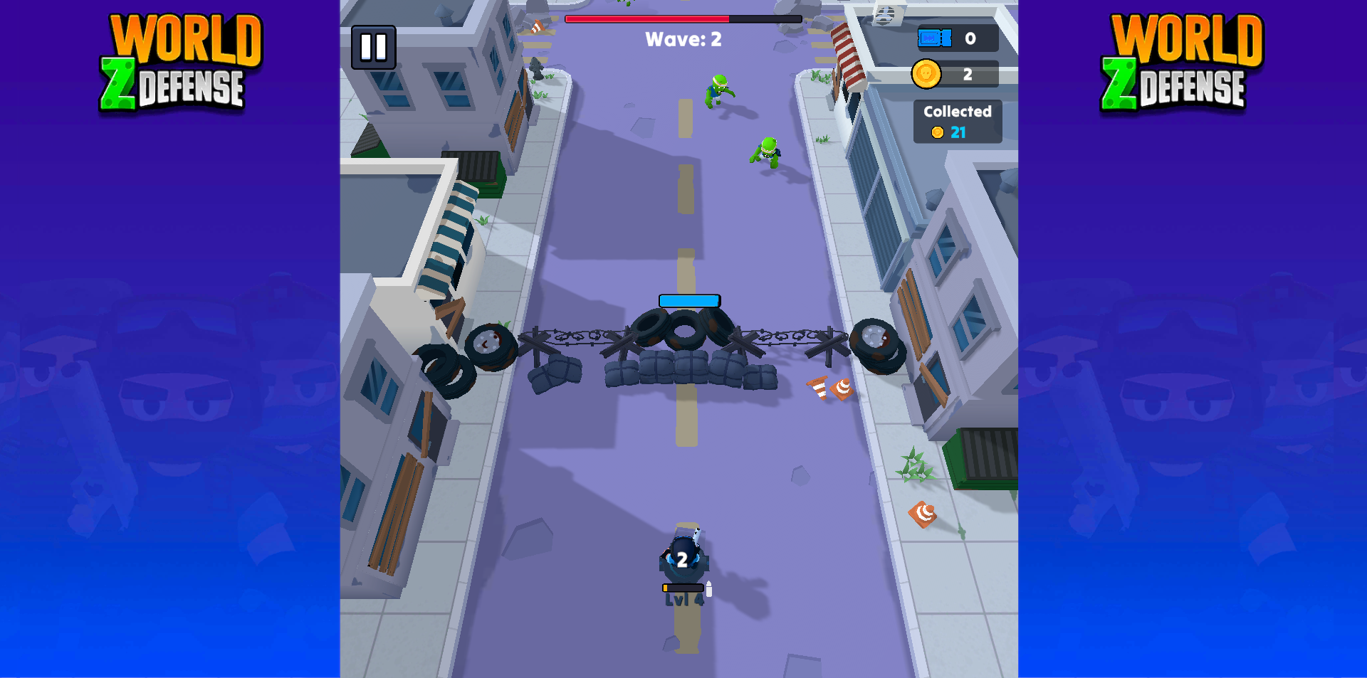 《僵尸世界大战：防御》游戏截图1