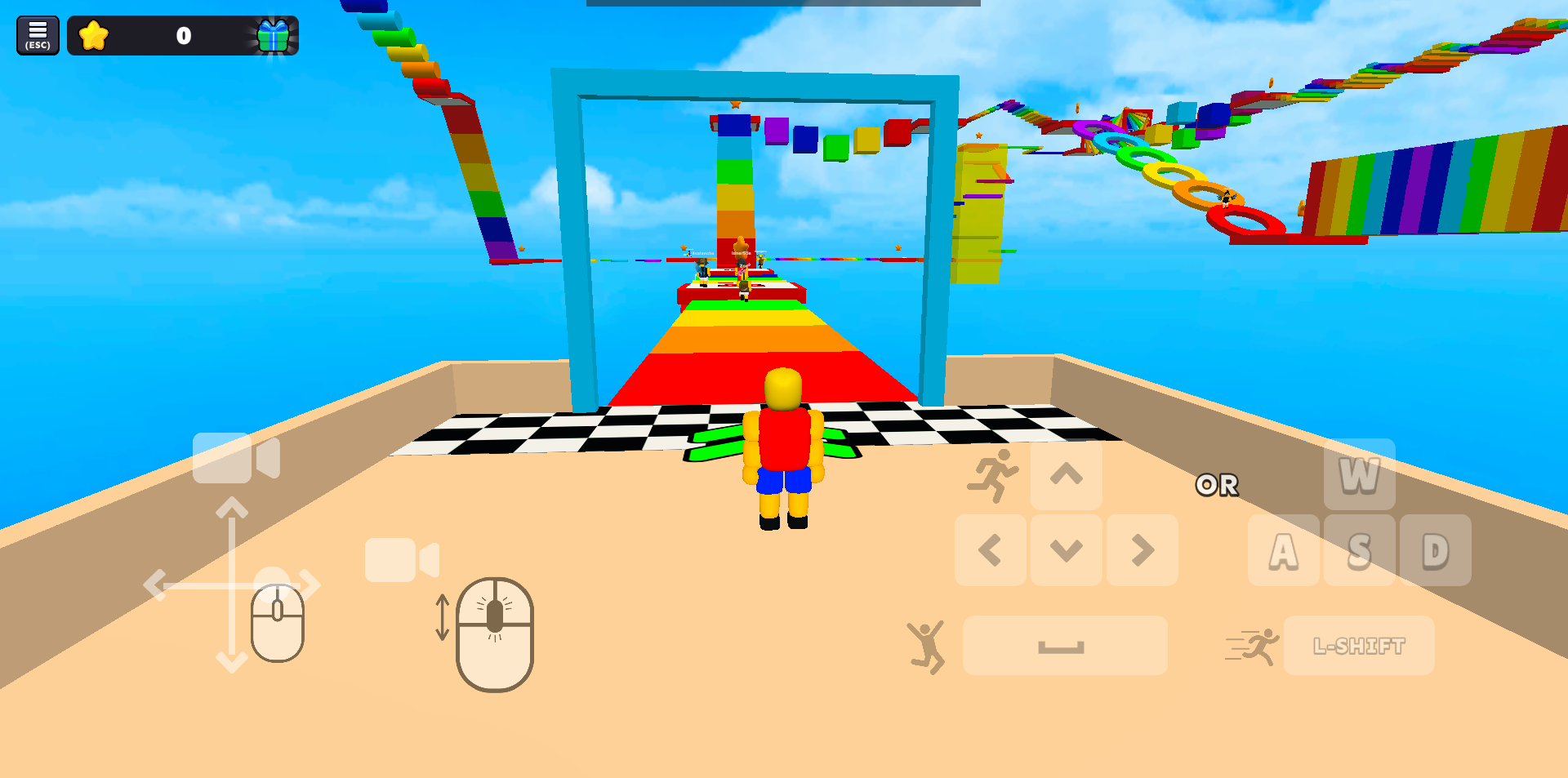 《极速攀塔(Obby Tower Parkour Climb)》游戏截图2