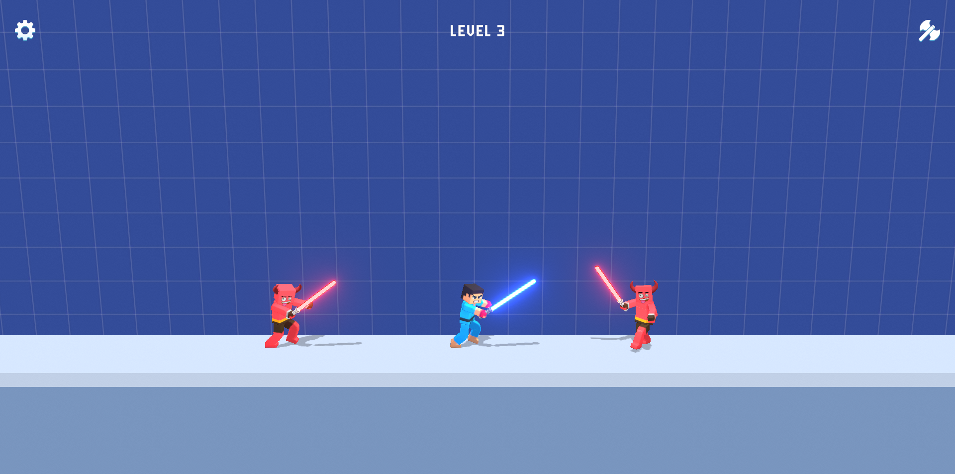 《3D方块角斗士：拔剑之战》游戏截图2