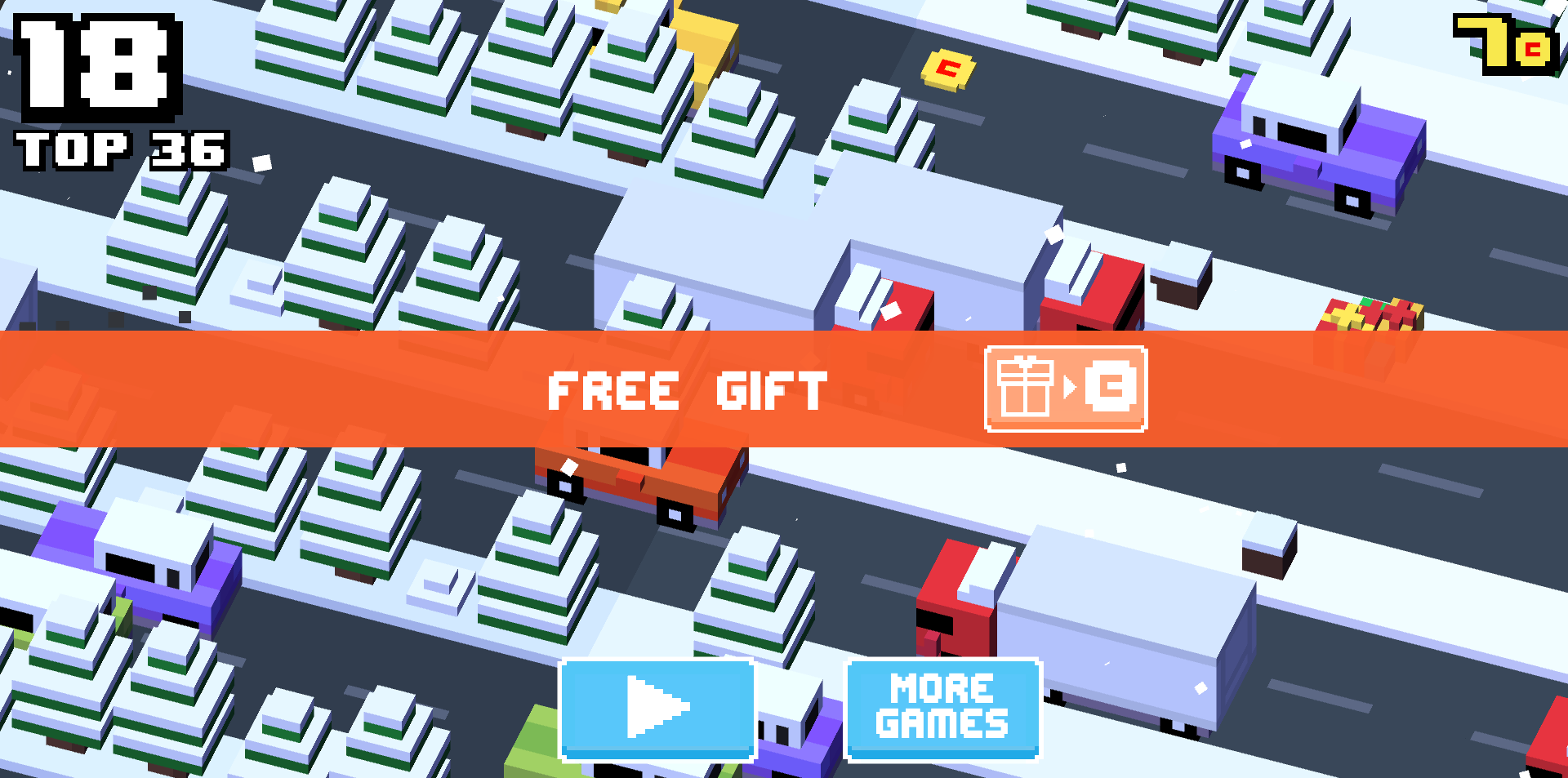 《天天过马路(Crossy Road)》游戏截图2