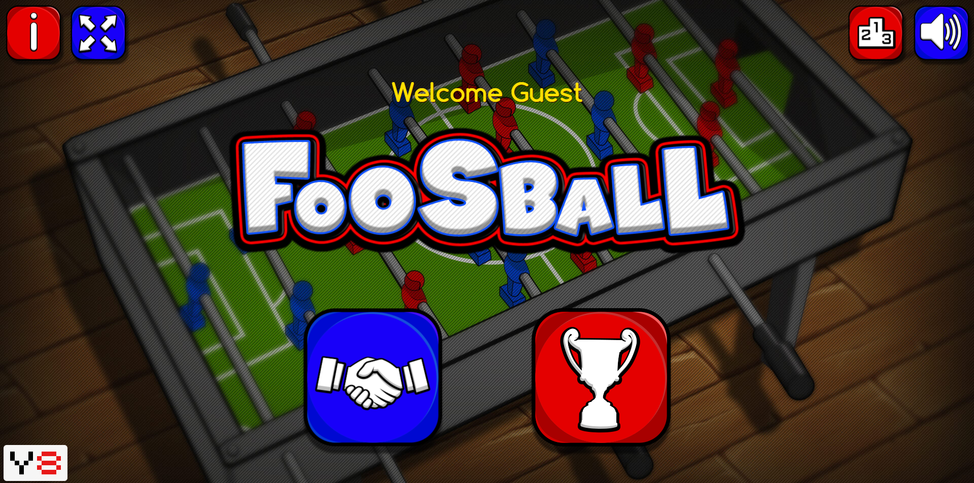 《桌上足球(Foosball)》游戏截图1