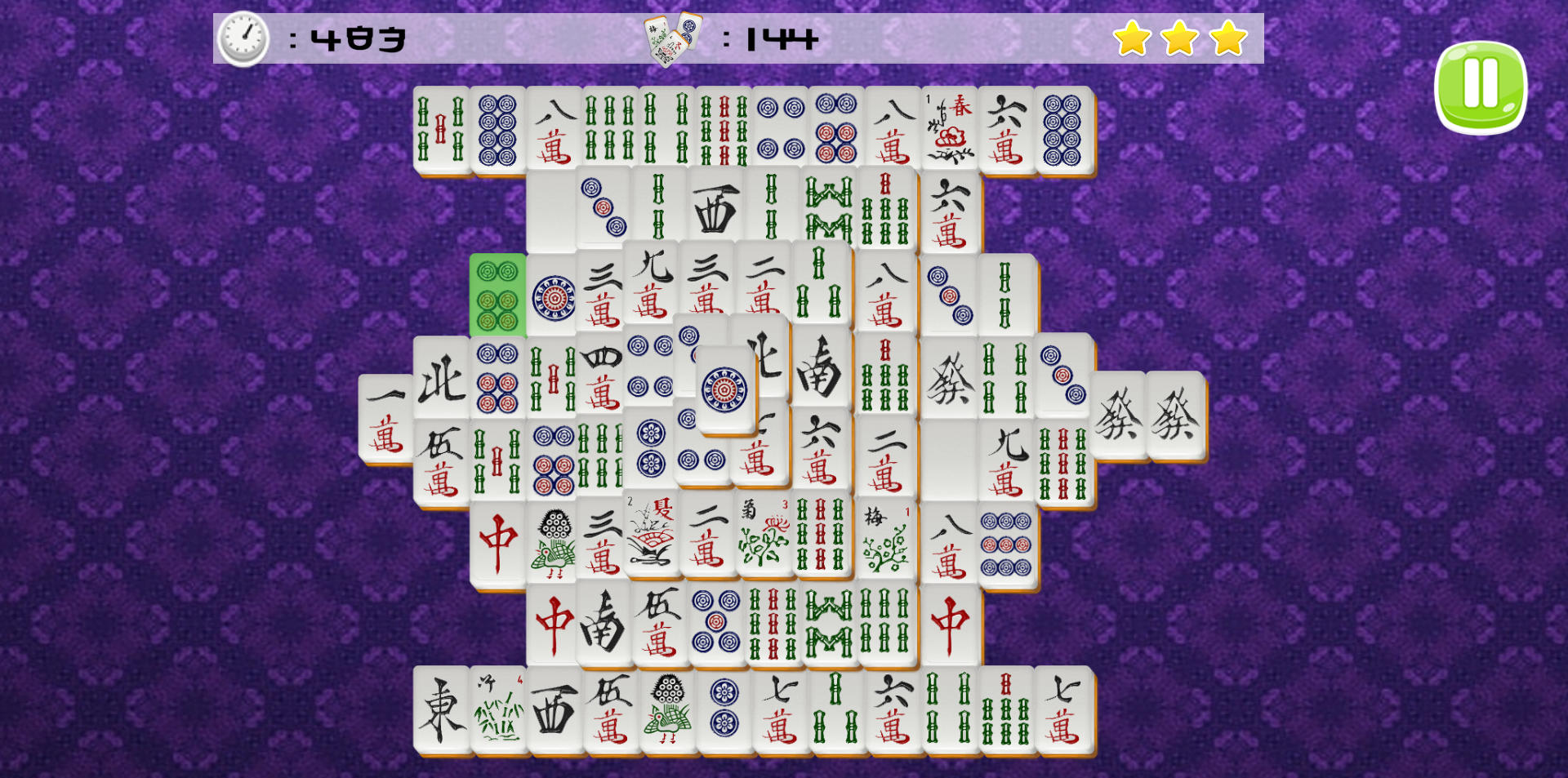 《豪华麻将2(Mahjong Deluxe2)》游戏截图3