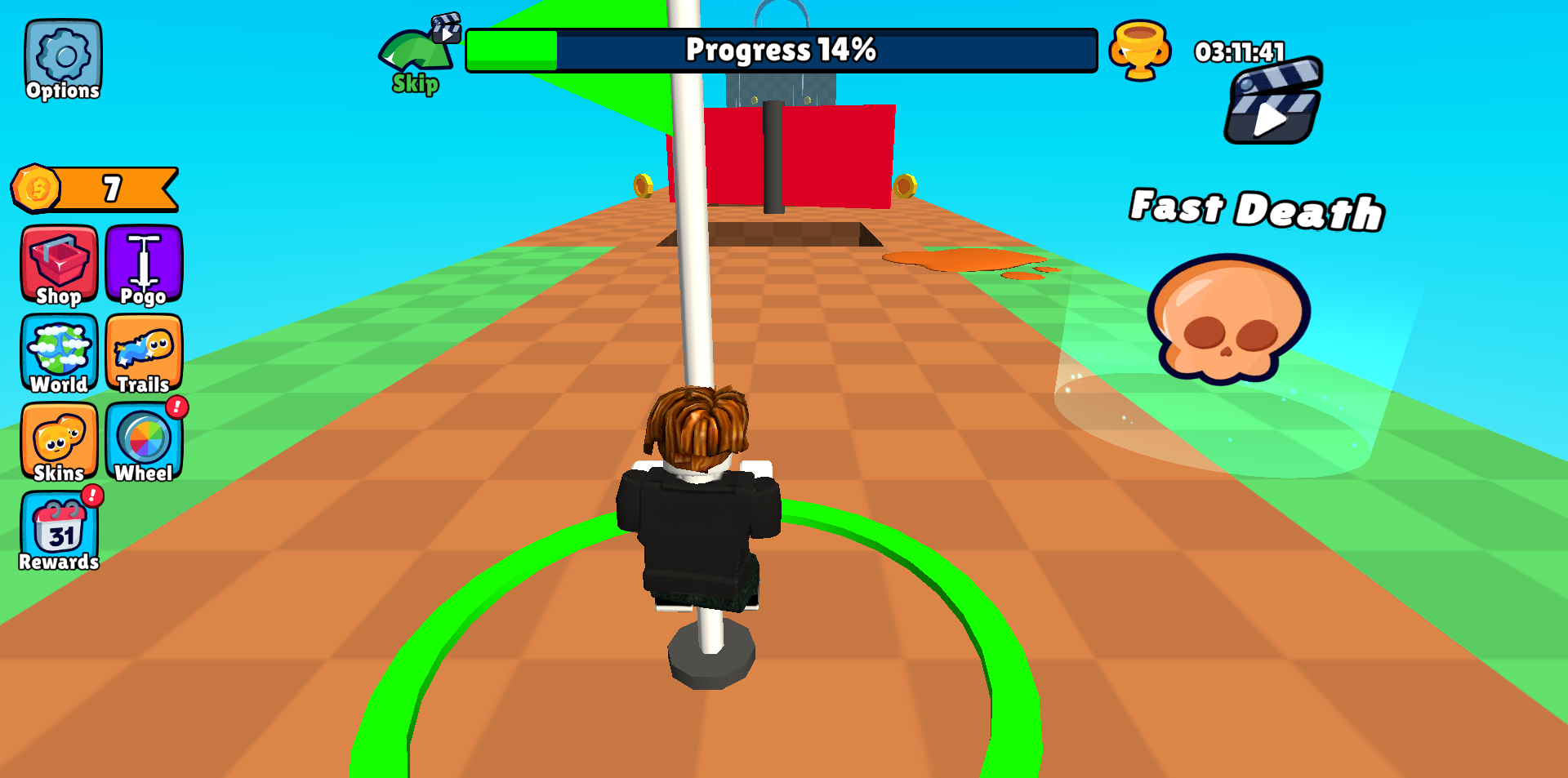 《弹跳跑酷(Pogo Parkour)》游戏截图1