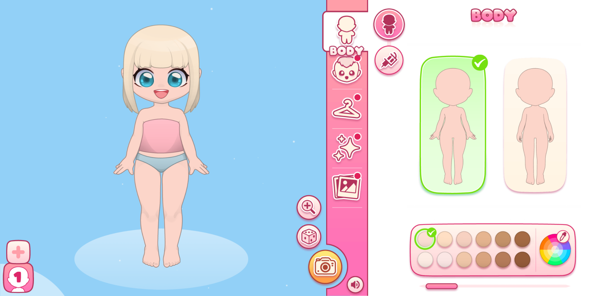 《时尚快搭(SnapStyle Dress Up)》游戏截图1