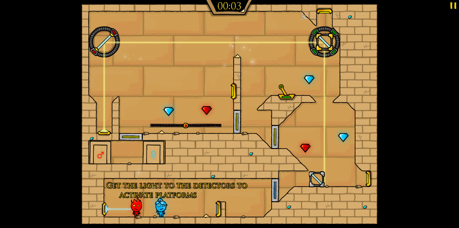 《森林冰火人2：光之神庙》游戏截图1