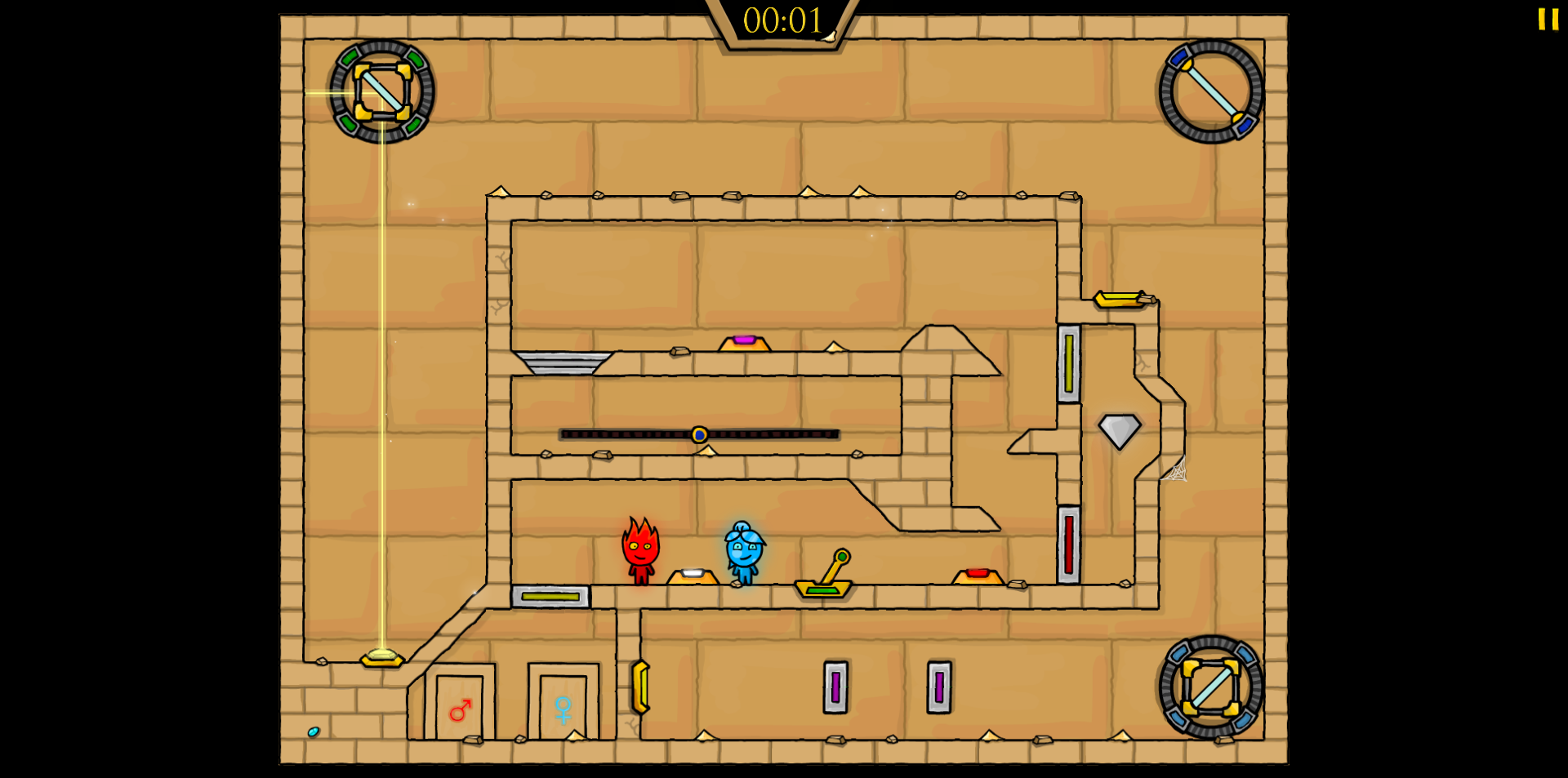 《森林冰火人2：光之神庙》游戏截图3