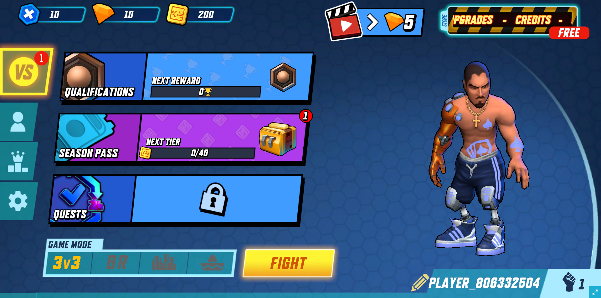 《网格朋克 - 3V3大逃杀》游戏截图1