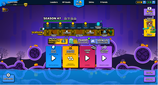 《皇家火箭机器人(Rocket Bot Royale)》游戏截图1