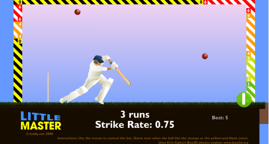 《小小板球大师(Little Master Cricket)》游戏截图1