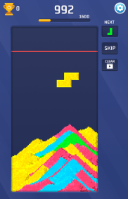 《沙堆方块消消乐(Sandtris)》游戏截图2