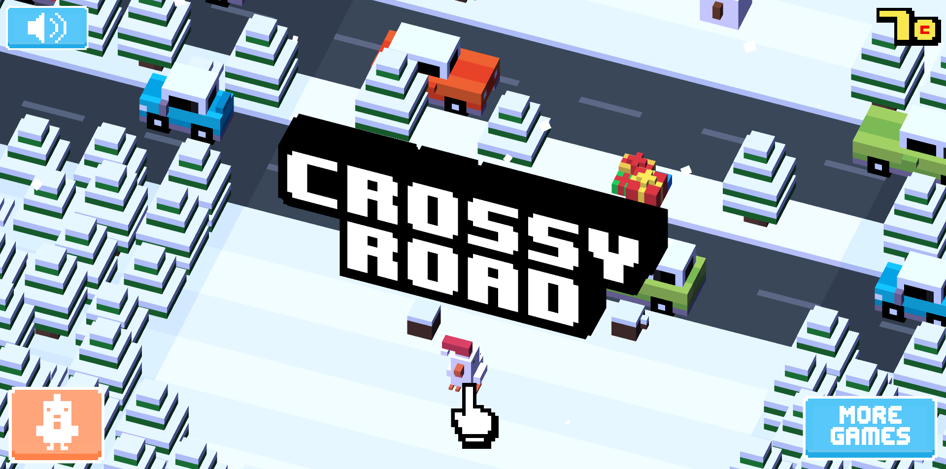 《天天过马路(Crossy Road)》游戏截图1
