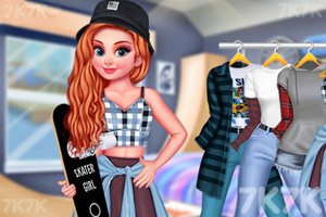 《滑板少女的时尚》游戏截图1 《滑板少女的时尚》游戏截图1