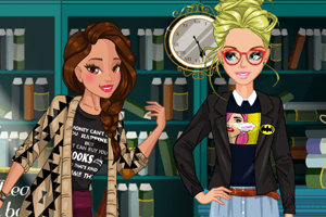 《爱看书的女孩》游戏截图1 《爱看书的女孩》游戏截图1