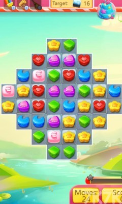 《糖果蛋糕对对碰》游戏截图3 《糖果蛋糕对对碰》游戏截图3