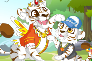 《可爱的老虎母子》游戏截图1 《可爱的老虎母子》游戏截图1