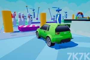 《汽车轨道冲刺》游戏截图3 《汽车轨道冲刺》游戏截图3