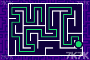 《绿球过迷宫》游戏截图2 《绿球过迷宫》游戏截图2
