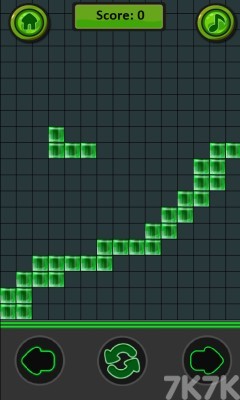 《绿色俄罗斯方块》游戏截图2 《绿色俄罗斯方块》游戏截图2