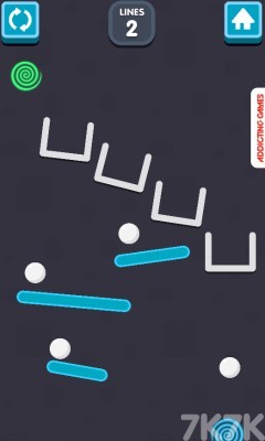 《画线引白球》游戏截图3 《画线引白球》游戏截图3