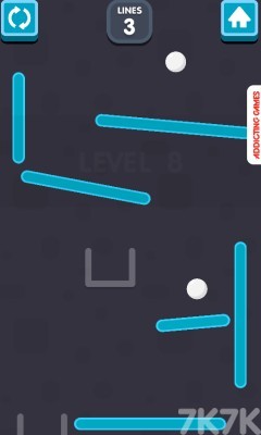 《画线引白球》游戏截图4 《画线引白球》游戏截图4