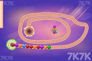 《五彩圆珠祖玛》游戏截图1 《五彩圆珠祖玛》游戏截图1